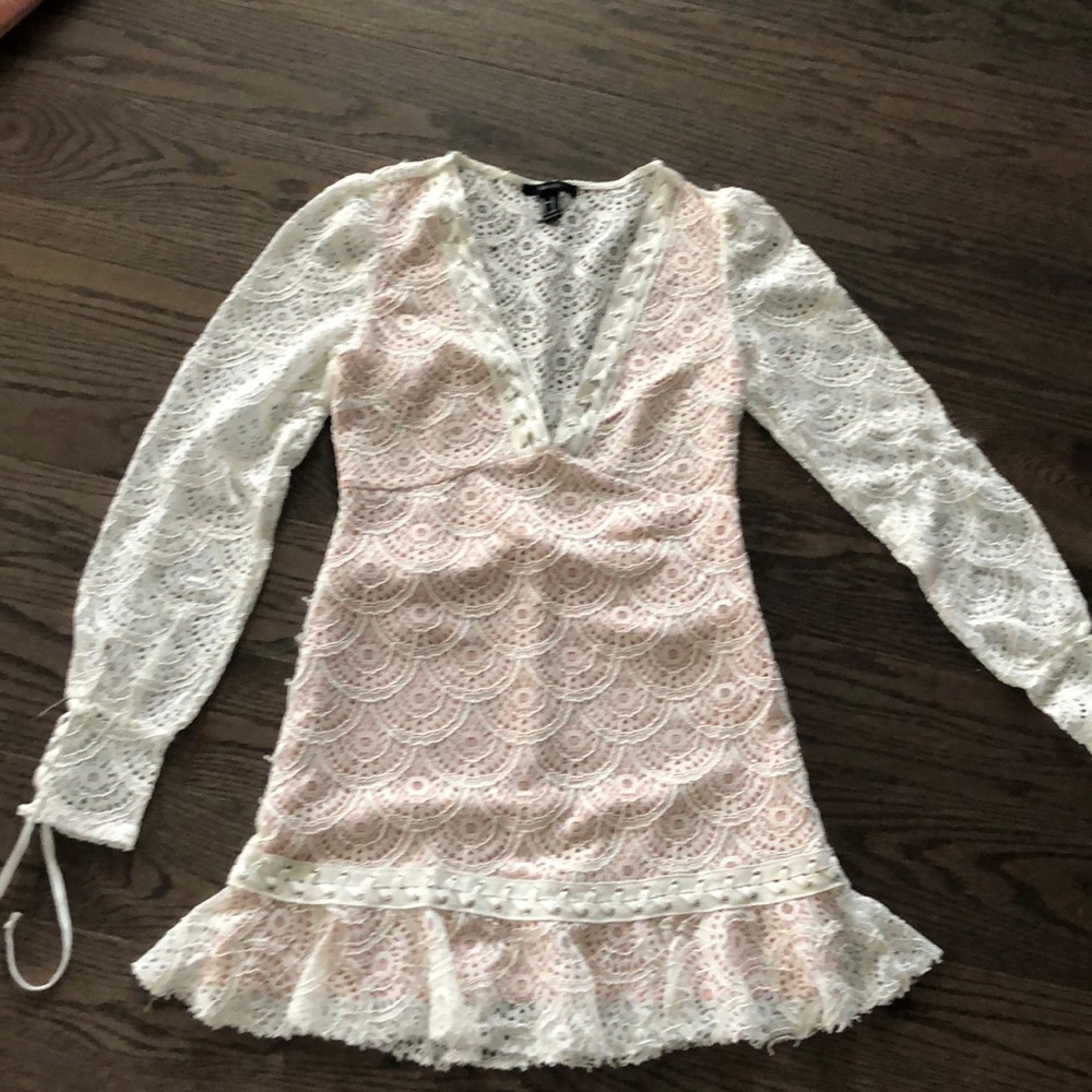 Lace dress off white brand new